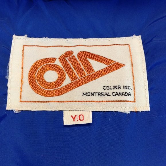 Vintage Blue Goose Down Puffer Vest - Picture 8 of 11